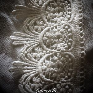 Sale!! Loveriche Off White Light Cardigan w/ Lace